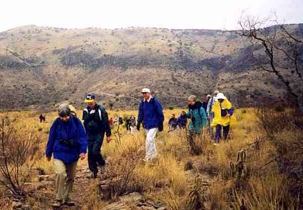 Down off the ridge to Old Fort Davis