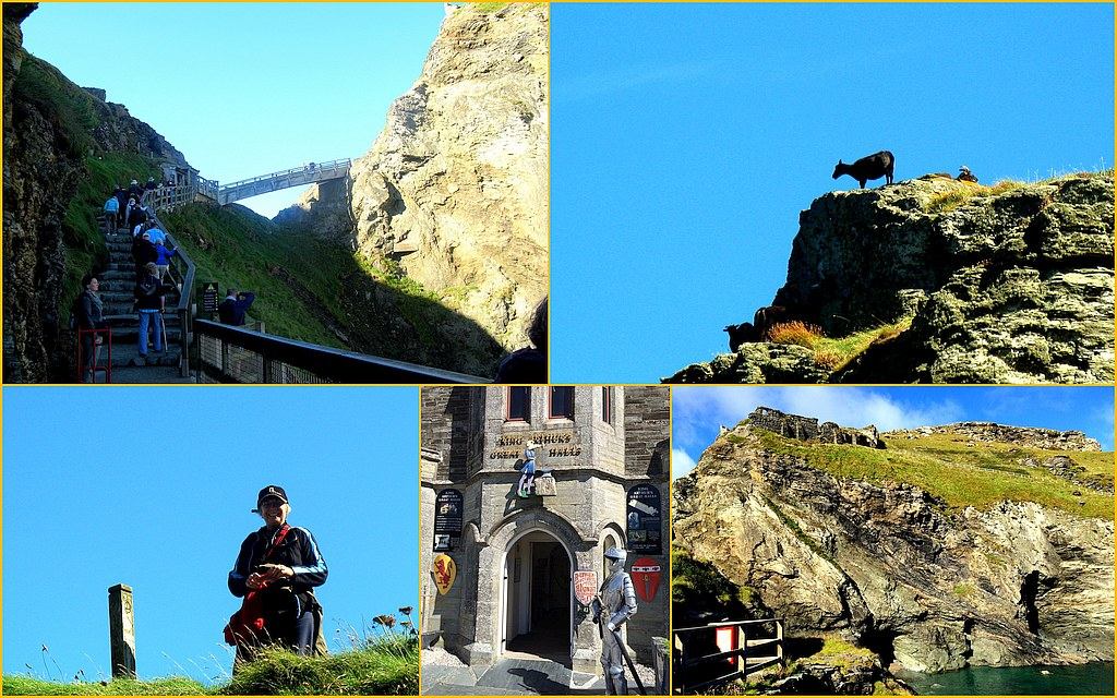 Tintagel Castle, North Cornwall, Photo Collage Photo Collage
