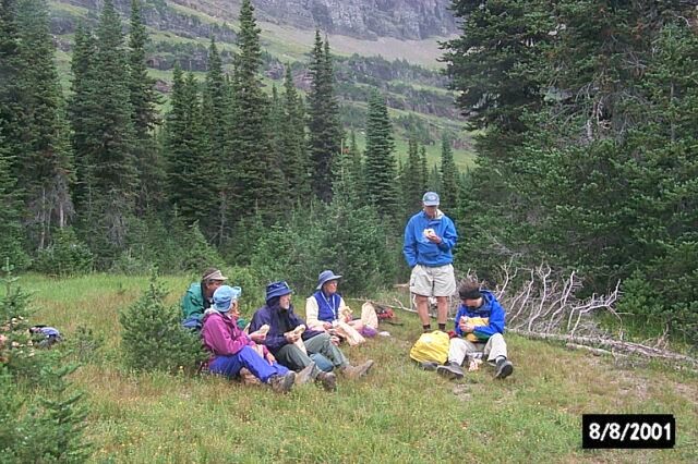 Lunch at Hidden Lake