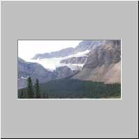 Crowfoot Glacier from the Icefields Parkway