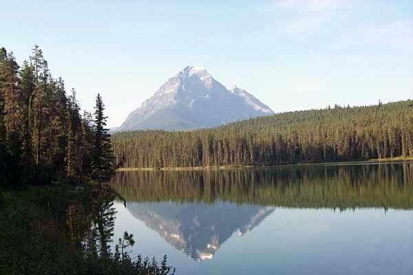 Geraldine Peak at Leach Lake