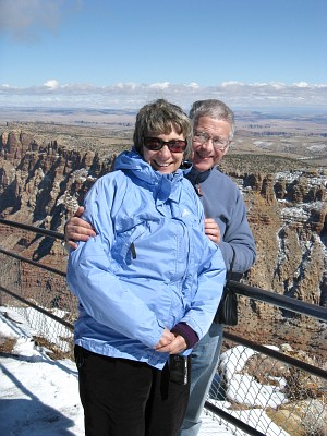 Ed And Joyce At Grand Canyon Overlook