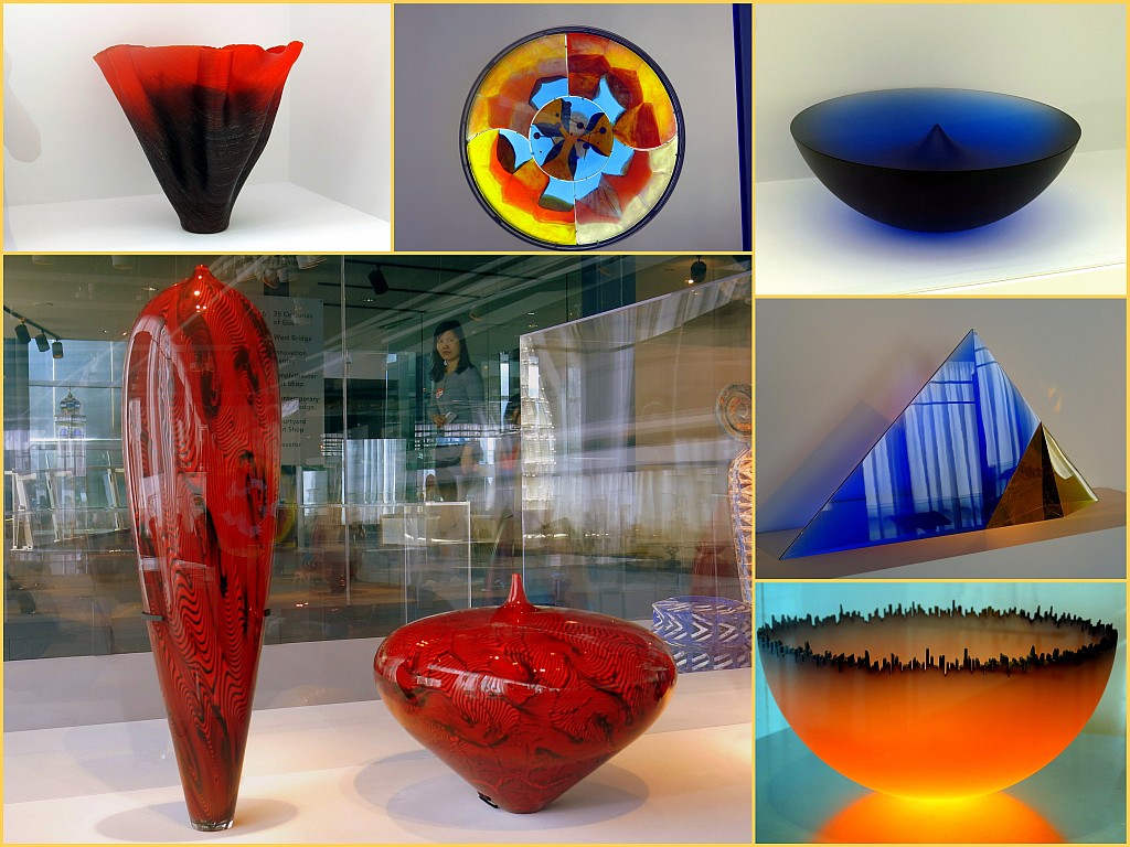 Pieces in Corning Museum of Glass