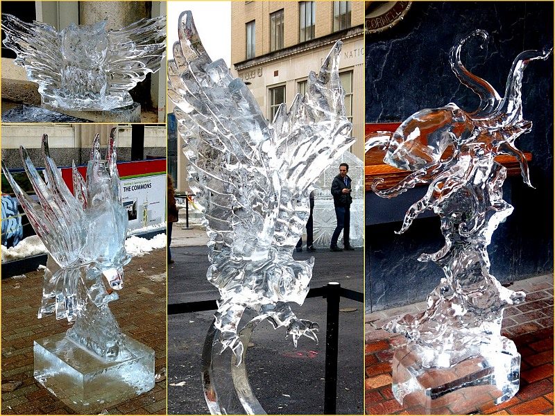 Animal Ice Sculptures